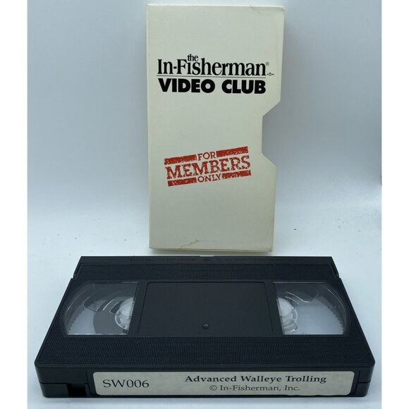 10 Fishing VHS In-Fisherman Video Club Walleye Crappie Bass Live Bait Trolling - Picture 6 of 6
